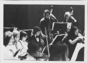 1976 at 3:00 PM at Duquesne University Recital Hall. Center: Don Evans, Bass