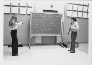 Warming up. September 14, 1974.